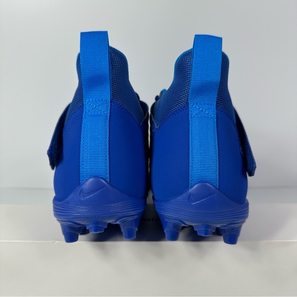ALPHA MENACE VARSITY 2 GAME ROYAL MENS FOOTBALL CLEATS SIZE 12 BLUE WHITE NEW - Picture 3 of 10